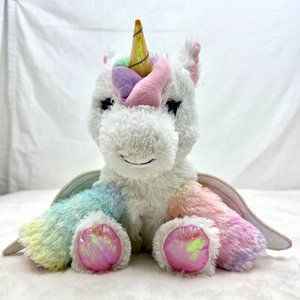Barbie Dreamtopia Unicorn w/Wings 11" Plush Stuffed Toy Mattel Light Sound Works